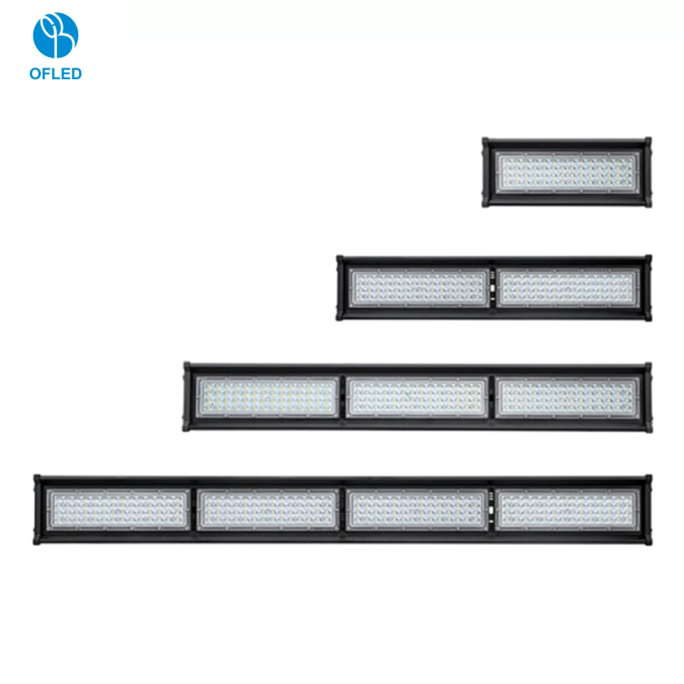 LED Linear High Bay Light Sensor High Bay IP65 ETL CB 60W-300W Warehouse Linear Highbay Emergency Lights